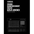 YAMAHA EM-200 Owners Manual YAMAHA EM-200 Owners Manual