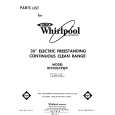 WHIRLPOOL RF3300XPW0 Parts Catalog WHIRLPOOL RF3300XPW0 Parts Catalog