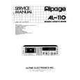ALPINE AL-110 Service Manual ALPINE AL-110 Service Manual