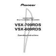 PIONEER VSX-609RDS/MVXJI Owners Manual PIONEER VSX-609RDS/MVXJI Owners Manual