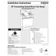 WHIRLPOOL SF379LEMT0 Installation Manual WHIRLPOOL SF379LEMT0 Installation Manual