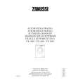 ZANUSSI FE1006 Owners Manual ZANUSSI FE1006 Owners Manual