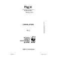 REX-ELECTROLUX RV 5 Owners Manual REX-ELECTROLUX RV 5 Owners Manual