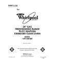 WHIRLPOOL 1SF014BEW0 Parts Catalog WHIRLPOOL 1SF014BEW0 Parts Catalog