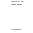 AEG Competence 310 B D Owners Manual AEG Competence 310 B D Owners Manual