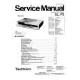 TECHNICS SLP3 Service Manual TECHNICS SLP3 Service Manual
