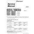 PIONEER KEH-1850X1IN Service Manual PIONEER KEH-1850X1IN Service Manual