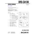 SONY XRSCA130 Service Manual SONY XRSCA130 Service Manual