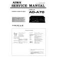 AIWA AD-A70 H,U,E Service Manual AIWA AD-A70 H,U,E Service Manual