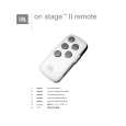HARMAN KARDON ON STAGEII REMOTE Owners Manual HARMAN KARDON ON STAGEII REMOTE Owners Manual