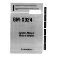 PIONEER GM-X924 Owners Manual PIONEER GM-X924 Owners Manual