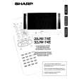 SHARP 32JW74E Owners Manual SHARP 32JW74E Owners Manual