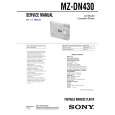 SONY MZDN430 Service Manual SONY MZDN430 Service Manual