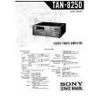 SONY TAN-8250 Service Manual SONY TAN-8250 Service Manual