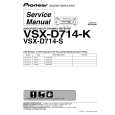 PIONEER VSX-D714-K/MYXJI Service Manual PIONEER VSX-D714-K/MYXJI Service Manual