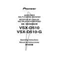PIONEER VSX-D510(-G) Owners Manual PIONEER VSX-D510(-G) Owners Manual