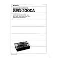 SONY SEG2000A Owners Manual SONY SEG2000A Owners Manual