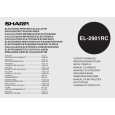 SHARP EL2901RC Owners Manual SHARP EL2901RC Owners Manual