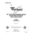 WHIRLPOOL SF365BEXN1 Parts Catalog WHIRLPOOL SF365BEXN1 Parts Catalog