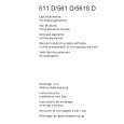 AEG 561D-W/CH Owners Manual AEG 561D-W/CH Owners Manual