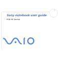 SONY PCG-FX501 VAIO Owners Manual SONY PCG-FX501 VAIO Owners Manual