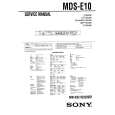 SONY MDS-E10 Service Manual SONY MDS-E10 Service Manual