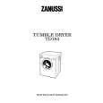 ZANUSSI TD183 Owners Manual ZANUSSI TD183 Owners Manual