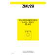 ZANUSSI FL401 Owners Manual ZANUSSI FL401 Owners Manual