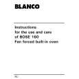 BLANCO BOSE160B Owners Manual BLANCO BOSE160B Owners Manual