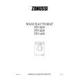 ZANUSSI FD1016 Owners Manual ZANUSSI FD1016 Owners Manual
