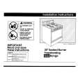 WHIRLPOOL FGP357YL3 Installation Manual WHIRLPOOL FGP357YL3 Installation Manual