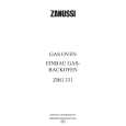 ZANUSSI ZBG331X Owners Manual ZANUSSI ZBG331X Owners Manual