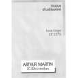 ARTHUR MARTIN ELECTROLUX LF1275 Owners Manual ARTHUR MARTIN ELECTROLUX LF1275 Owners Manual