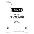 WHIRLPOOL FGP315VL1 Parts Catalog WHIRLPOOL FGP315VL1 Parts Catalog