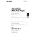 SONY MDXC8900R Owners Manual SONY MDXC8900R Owners Manual