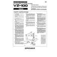 PIONEER VZ-100/KU Owners Manual PIONEER VZ-100/KU Owners Manual
