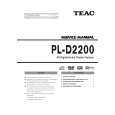 TEAC PL-D2200 Service Manual TEAC PL-D2200 Service Manual