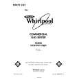 WHIRLPOOL GCG2901XSN0 Parts Catalog WHIRLPOOL GCG2901XSN0 Parts Catalog