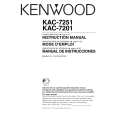 KENWOOD KAC7201 Owners Manual KENWOOD KAC7201 Owners Manual