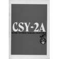 YAMAHA CSY-2A Owners Manual YAMAHA CSY-2A Owners Manual