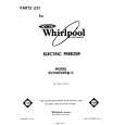 WHIRLPOOL EV200NXRW0 Parts Catalog WHIRLPOOL EV200NXRW0 Parts Catalog