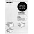 SHARP SF2220 Owners Manual SHARP SF2220 Owners Manual