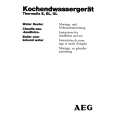 AEG THERMOFIXEL Owners Manual AEG THERMOFIXEL Owners Manual