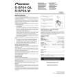 PIONEER S-SP24-QL/SXTW/EW5 Owners Manual PIONEER S-SP24-QL/SXTW/EW5 Owners Manual