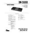 SONY XMC6000 Service Manual SONY XMC6000 Service Manual