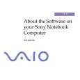SONY PCG-Z600TEK VAIO Software Manual SONY PCG-Z600TEK VAIO Software Manual