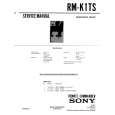 SONY RMK1TS Service Manual SONY RMK1TS Service Manual