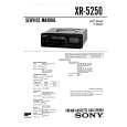 SONY XR5250R Service Manual SONY XR5250R Service Manual