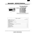SHARP R-7A55(B) Service Manual SHARP R-7A55(B) Service Manual