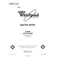 WHIRLPOOL LE7680XPW0 Parts Catalog WHIRLPOOL LE7680XPW0 Parts Catalog